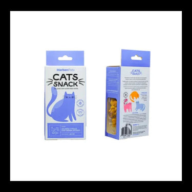 Cats snacks Salmón y pollo con hierba gatera 80gr.